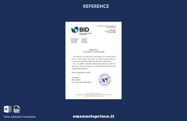 modello di riferimento stile verificato Ecuador Banco Interamericano de Desarrol